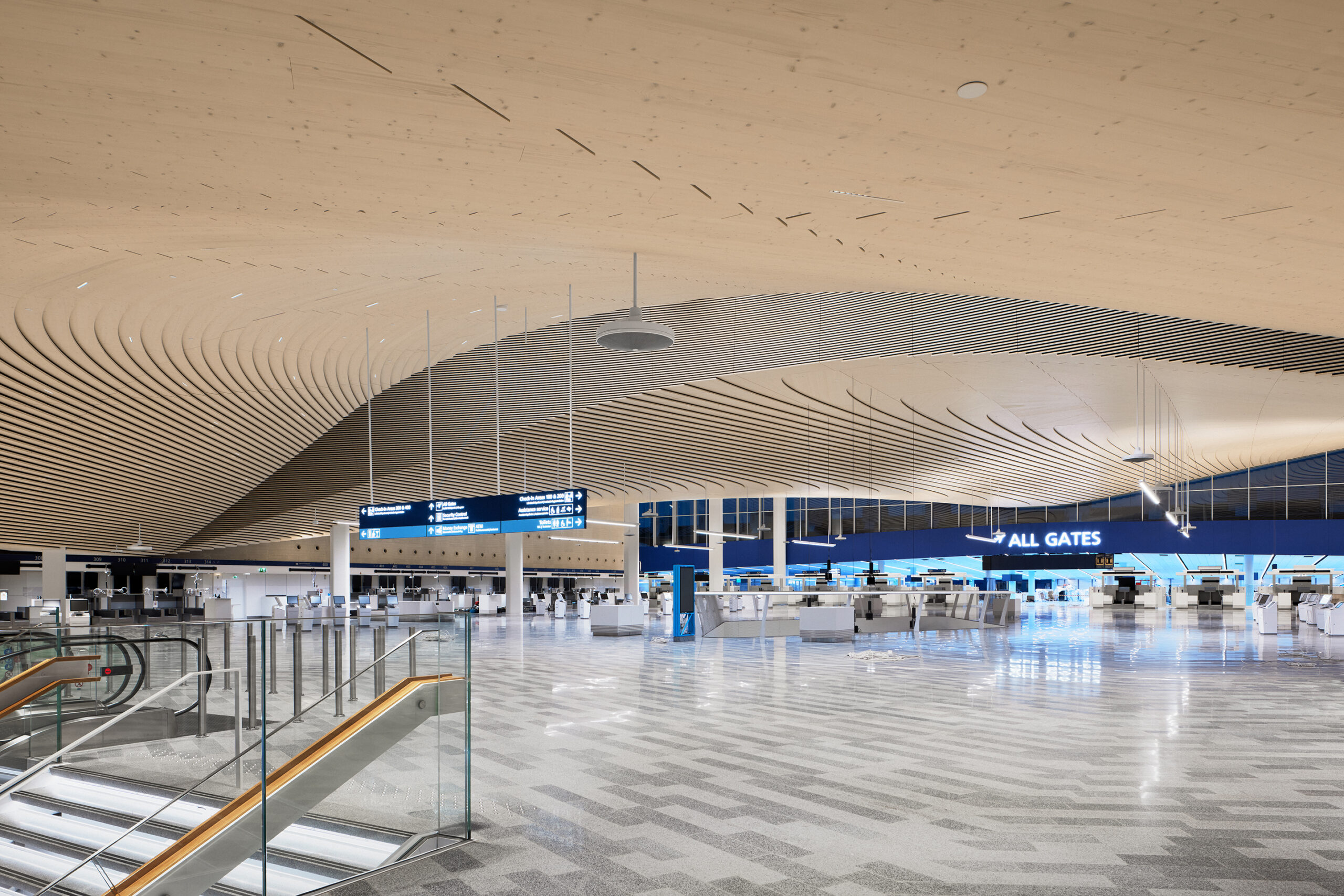 ALA ARCHITECTS 2021, Helsinki Airport Terminal 2 Expansion, Vantaa, Finland